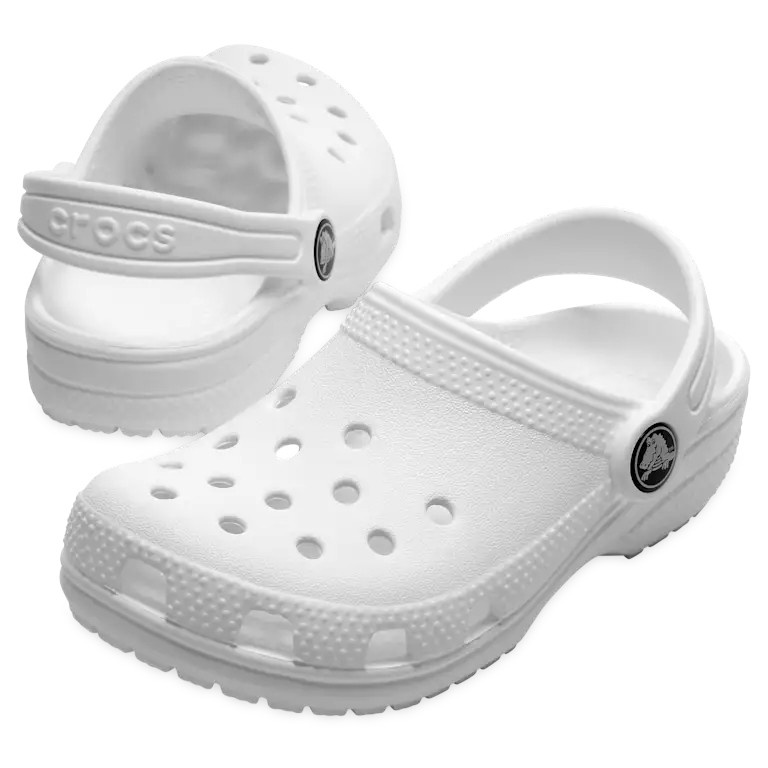 Crocs Classic Clog Sandal K white children